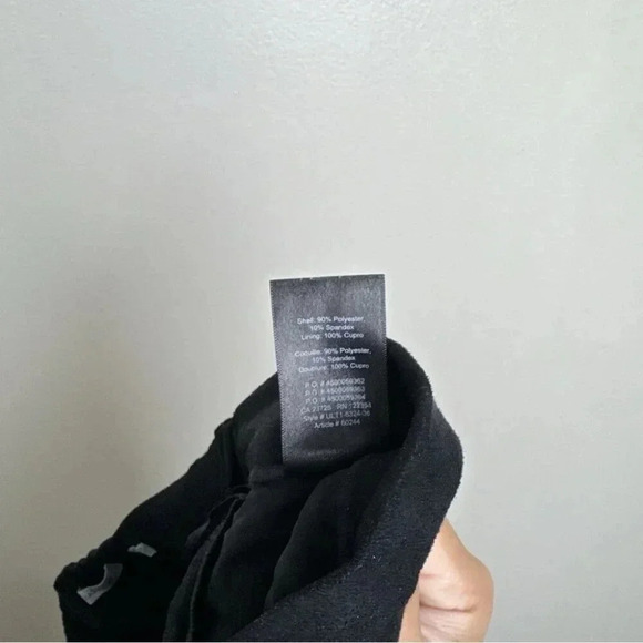 Aritzia Babaton Womens 10 Faux Suede Cohen Darted Pant In Black - Picture 10 of 14